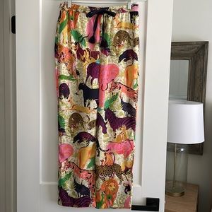 Jcrew wide-leg pant in Ratti® safari print